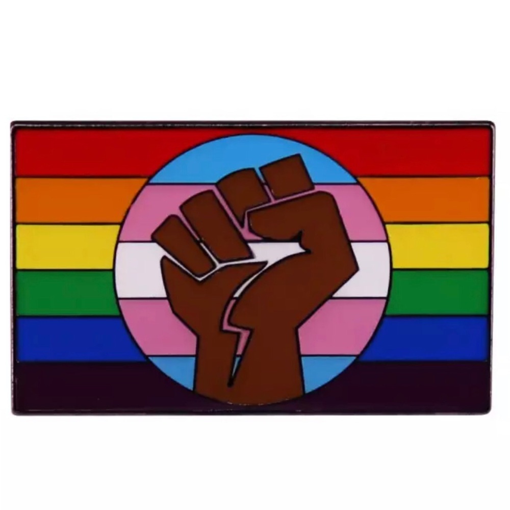 4/$25 LGBTQ Black Lives Matter Queer Pride Flag BLM